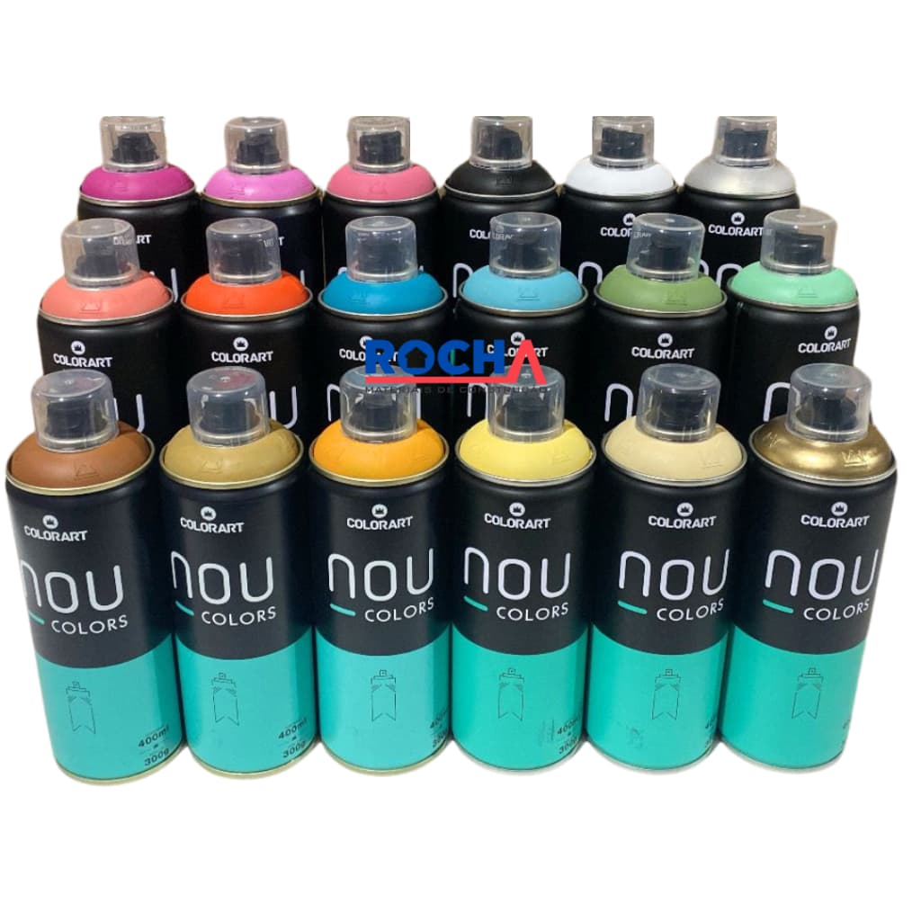 Tinta Spray Nou Colors Colorart 400ml - Todas as cores