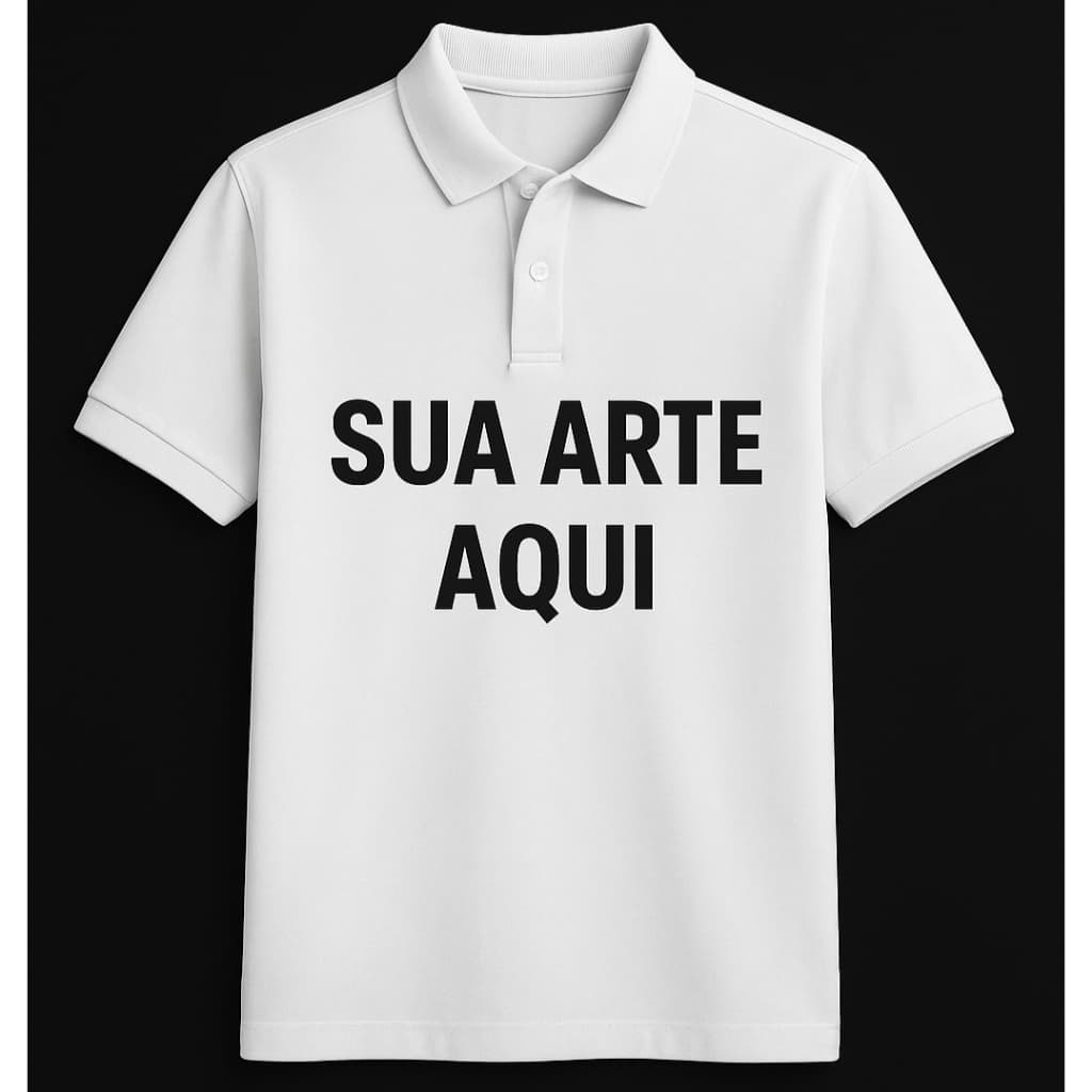 CAMISA POLO PERSONALIZADA PARA EMPRESAS OU USO PESSOAL - UNISEX