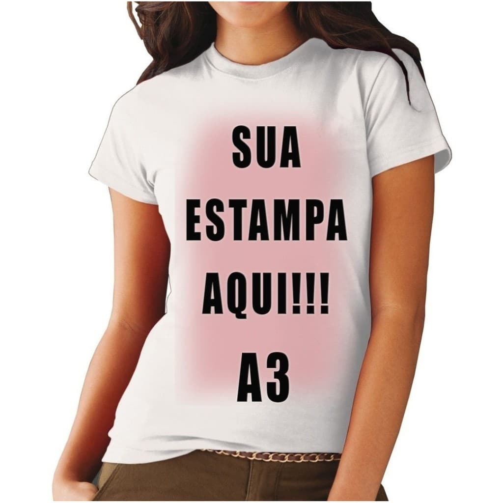 Camiseta Personalizada sua imagem aqui