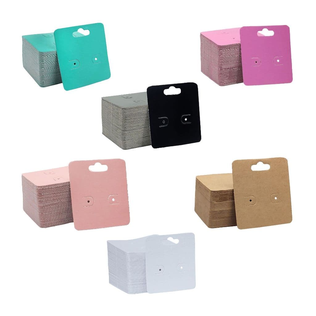 1000 Unidades Cartela Tag para Brinco 5,5x6 cm
