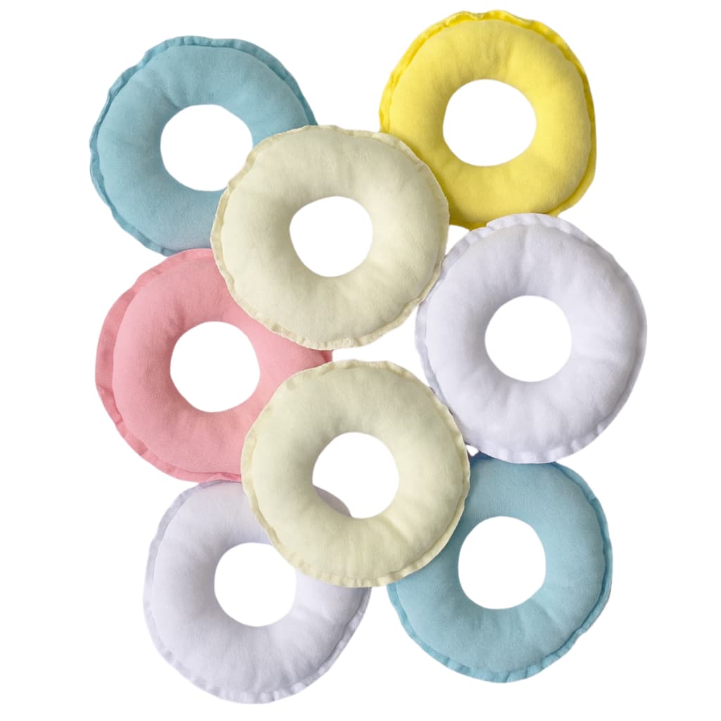 Kit Rosquinha Amamentação Protetor 100% Algodão Anatômico Antialérgico Absorvente Pós Parto Lavável
