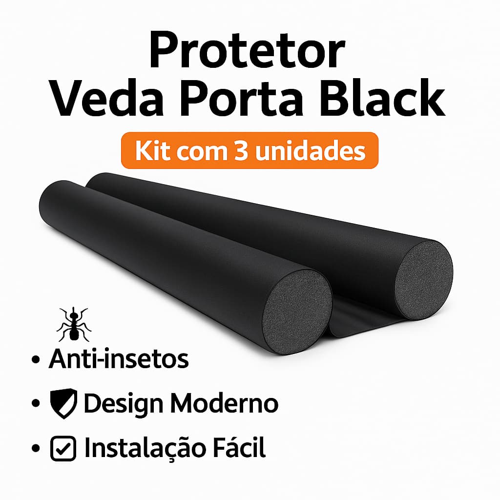 Protetor de Porta Rolinho Impermeável Dupla Proteção
