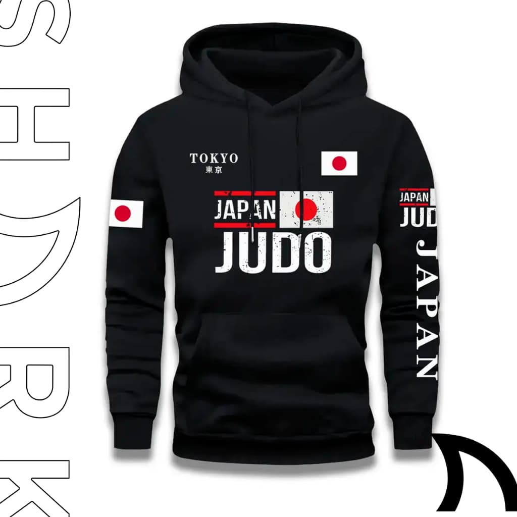 Blusa De Frio Moletom Judo Luta Esporte Artes Marciais Japan Tokyo Moda Masculina