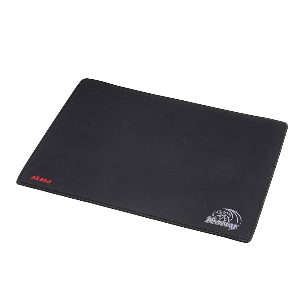 Mouse Pad Gamer 352x255mm Akasa AK-MPD-02BK Venom 3mm de Espessura Costurado e à prova de sujeira e poeira