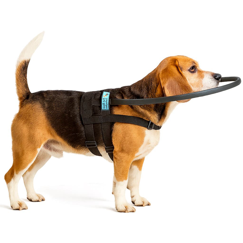 Coleira Cachorro Cego Aro Proteção Regulável Baixa Visão Gato Pet