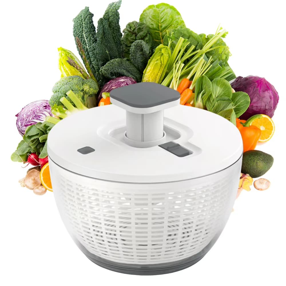 Centrifuga De Salada Lava e Seca Com Botão Acionador e Freio Uteall