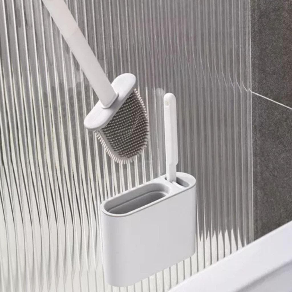 Conjunto de Escovas Sanitaria Limpeza Banheiro Vaso Suporte