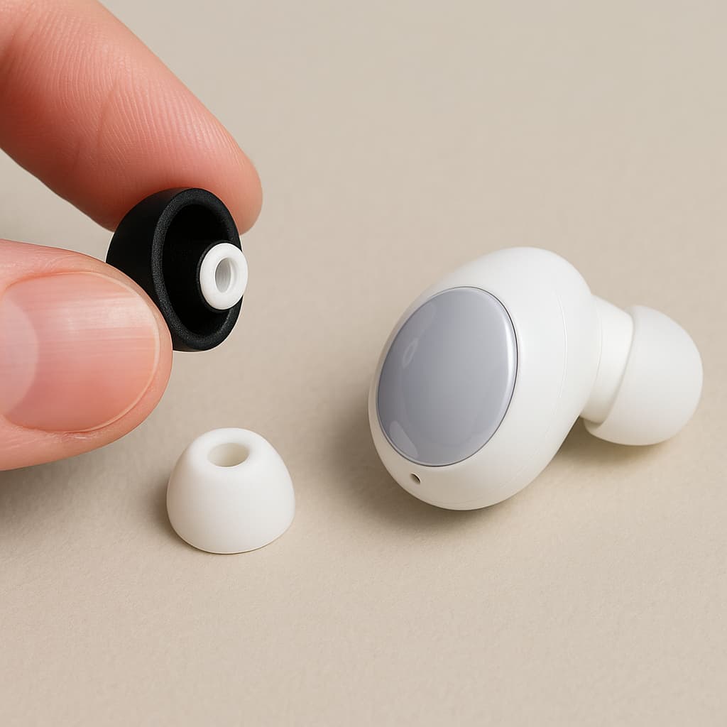 Par Galaxy Buds Pro Eartips Earbuds Dicas De Ouvido De Borracha De Silicone