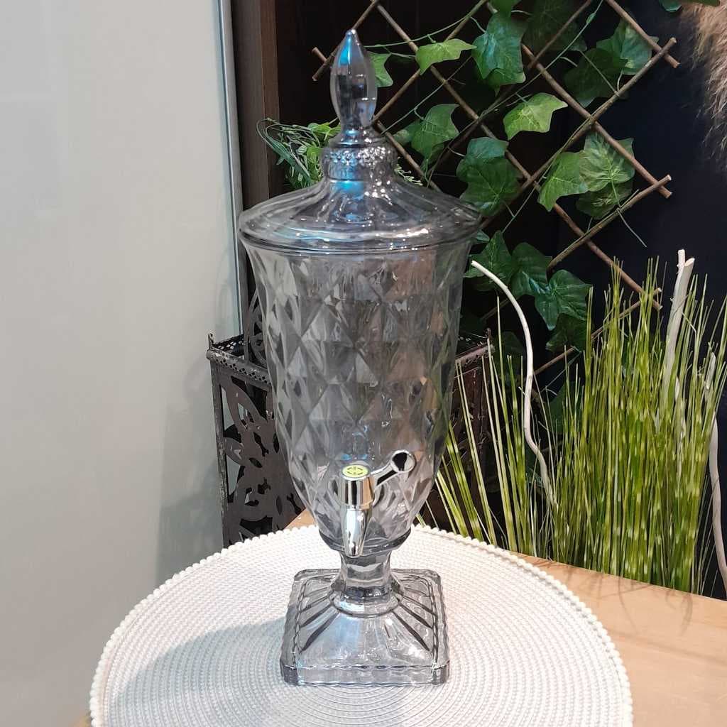 Dispenser de Vidro Furtacor com Torneira – Suqueira Decorativa para Coquetel, Licor e Água Saborizada