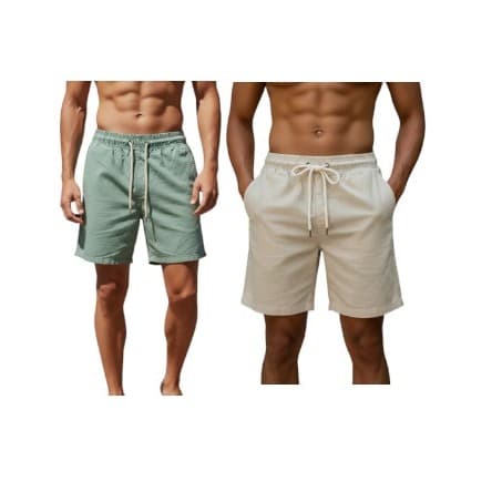 Short Mauricinho Linho Masculino Basico Premium