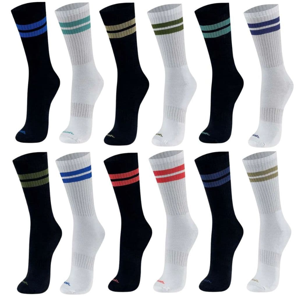 Meia Esportiva Masculina Cano Alto Mash Active Algodão Punho Canelado