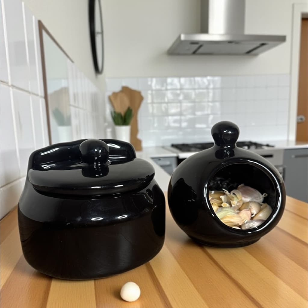 Conjunto de Saleiro e Alheiro Armazenamento e Organização de Cozinha