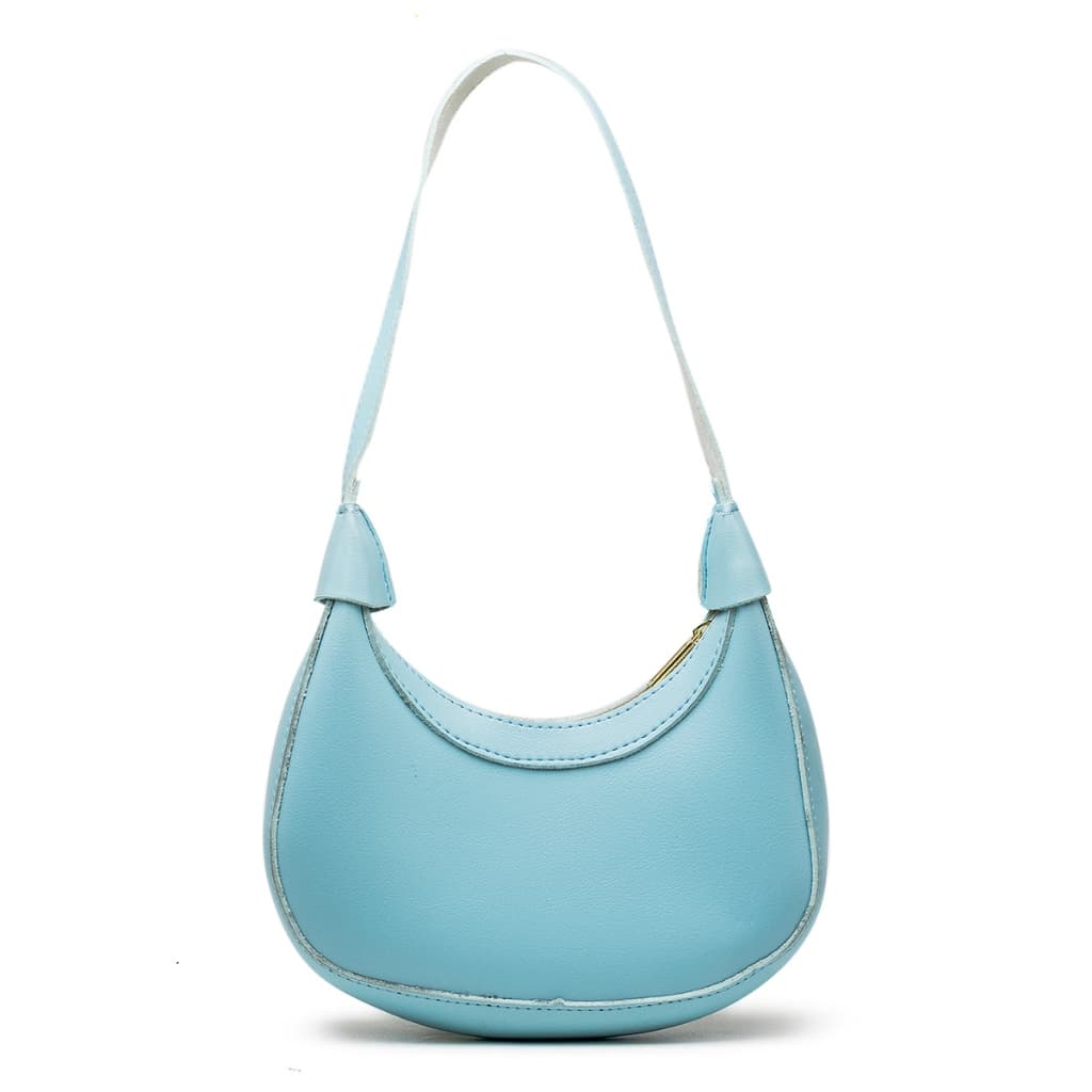 Bolsa Feminina Shouder Bag De Ombro Meia Lua cores vibrantes