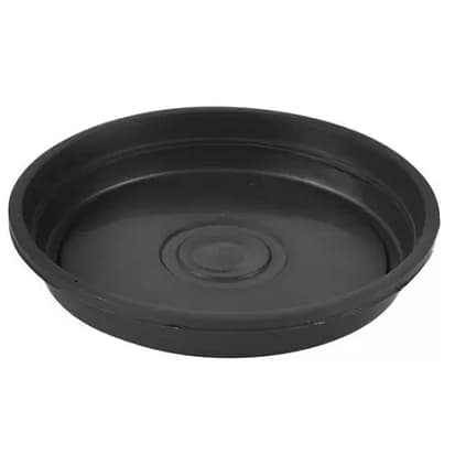 Prato Para Vasos 22Cm Preto Goyama