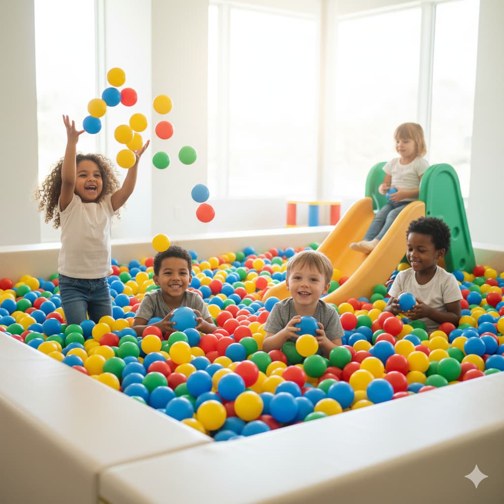 100 Bolinhas p/Piscina ou De Piscina Infantil Bebê Criança - Colorida