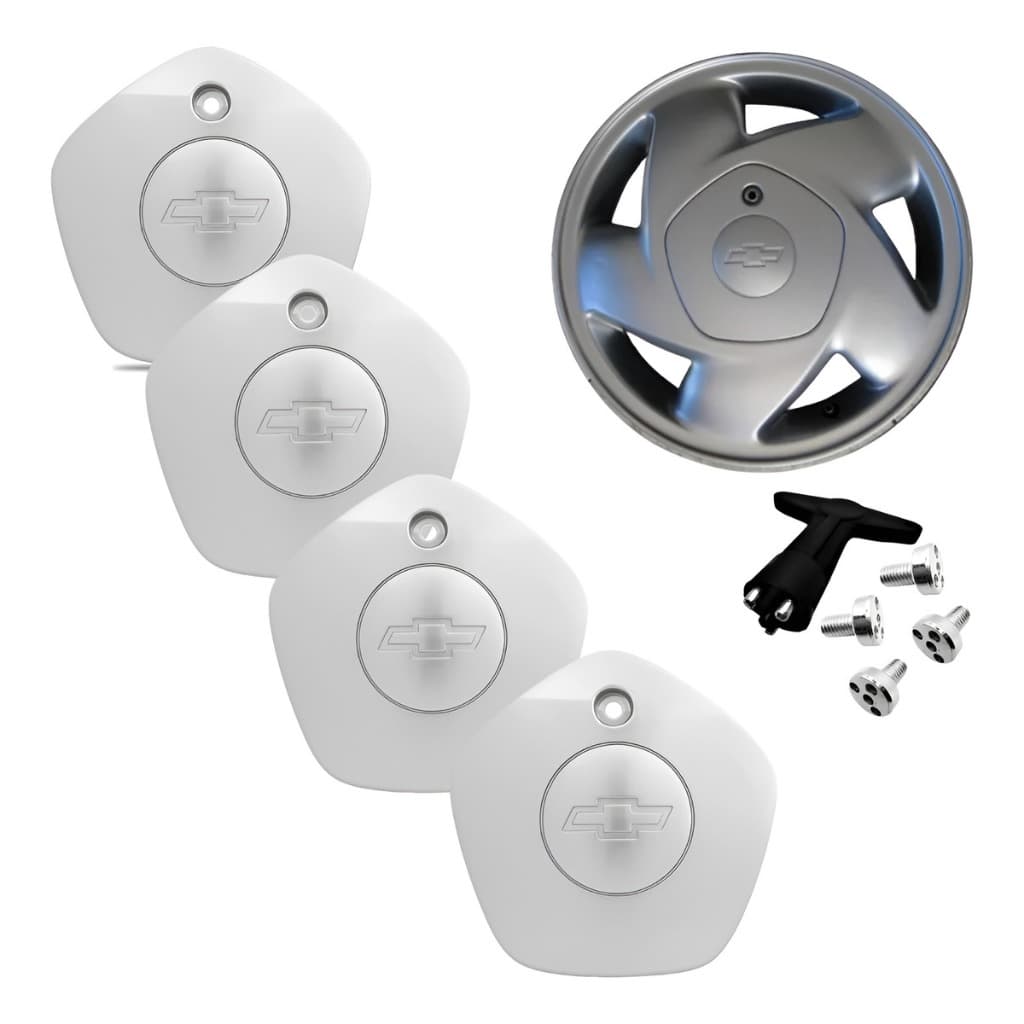 Kit Calota E Chave Centro De Roda Gm Vectra Corsa Astra Miolo Calotinha