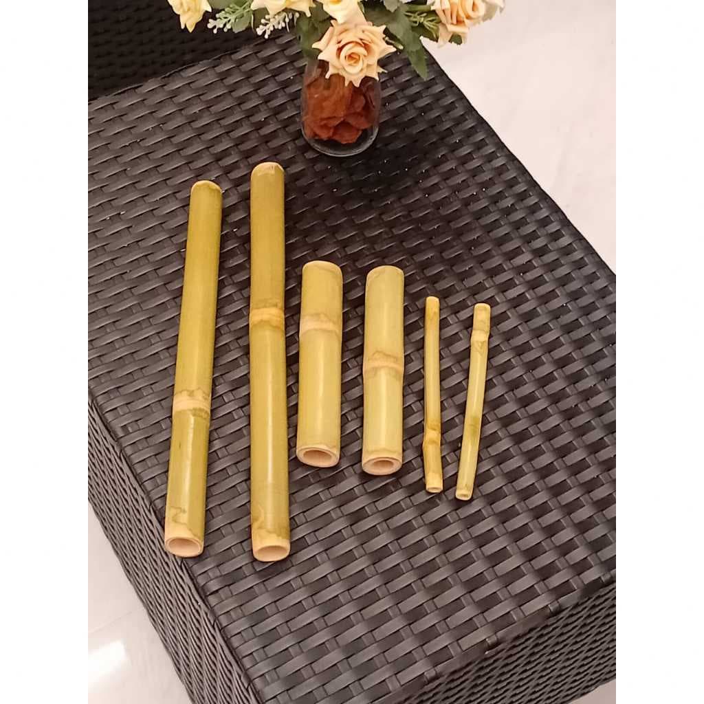 Kit Bambu Para Massagem Modeladora Corporal e Facial - c/6un -