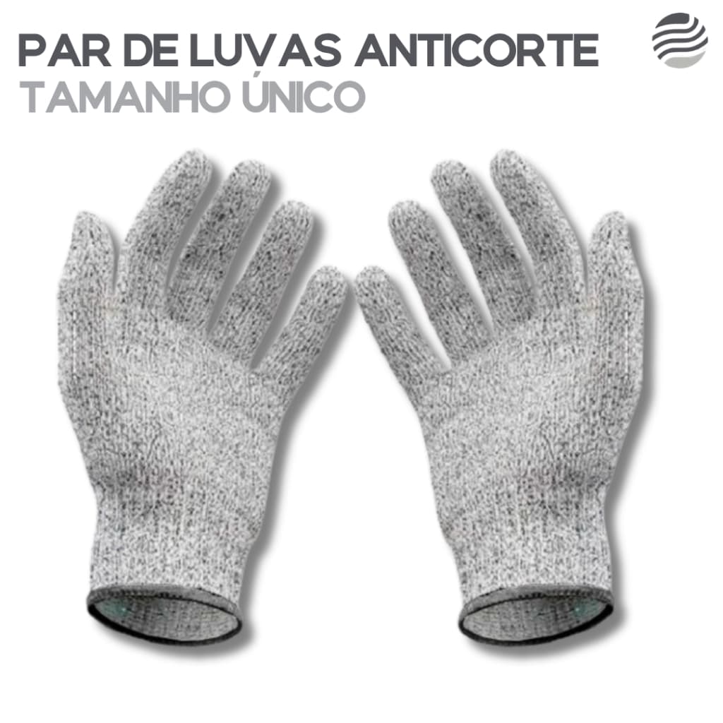 Par de Luvas Anticorte para Proteção Extrema | Tamanho único