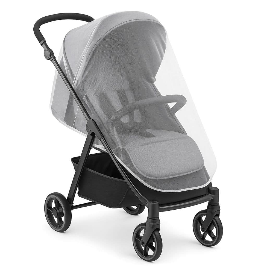 Mosquiteiro Capa Carrinho Bebe Mini Berço Portatil Universal Elastico Fechado Respiravel Tule Veu