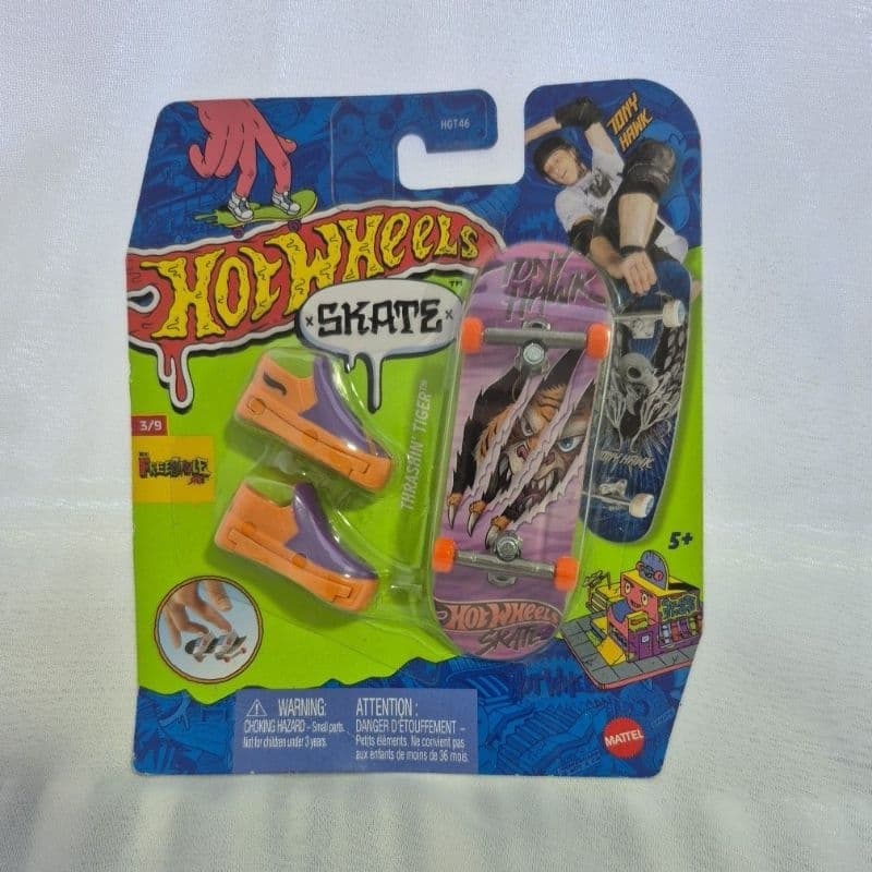 SKATE HOT WHEELS DE DEDO SORTIDOS COM MINI TENIS