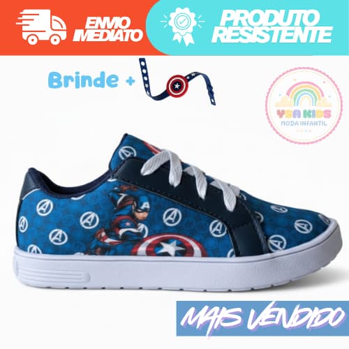Tênis Infantil Masculino 22 ao 33 Escolar Leve e Macio Envio Rápido Tenis Kids Dia a Dia