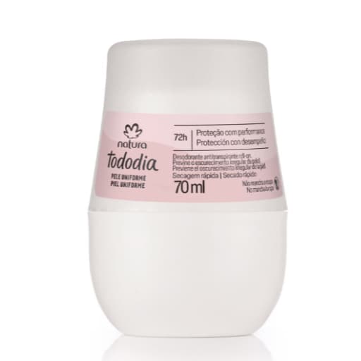 Natura Todo dia Desodorante antitranspirante Tododia Aclarar (Pele Uniforme) 70ml
