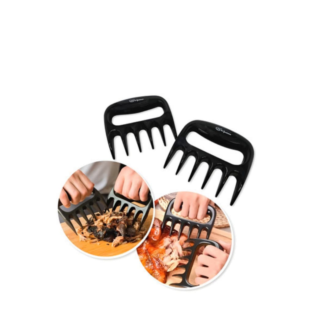 Kit C/2 Garras Urso Desfiador Cortador Reforçado Carne Churrasco