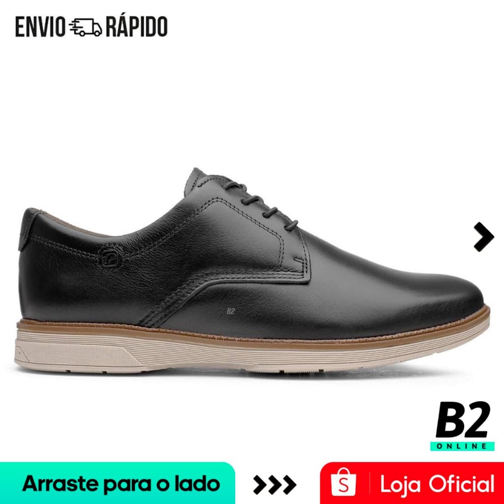 Sapato Pegada Cardiff Casual Masculino Original com Nota Fiscal e Garantia