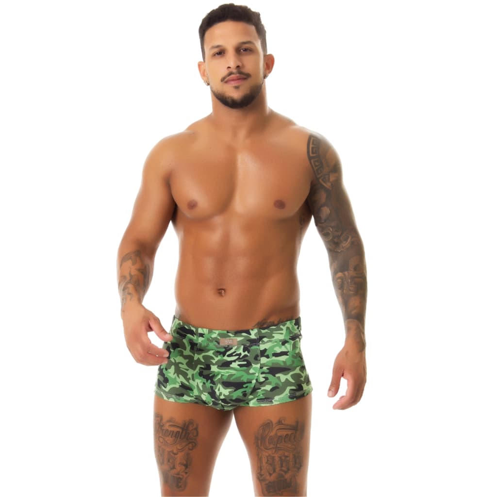 Kit 3 Cueca Sungão Estampada Conforto Estampa Diversa
