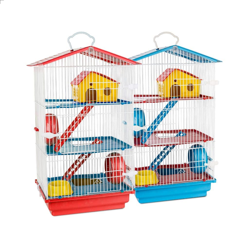 Gaiola Hamster 3 Andares Com Toca Brinquedo Completo