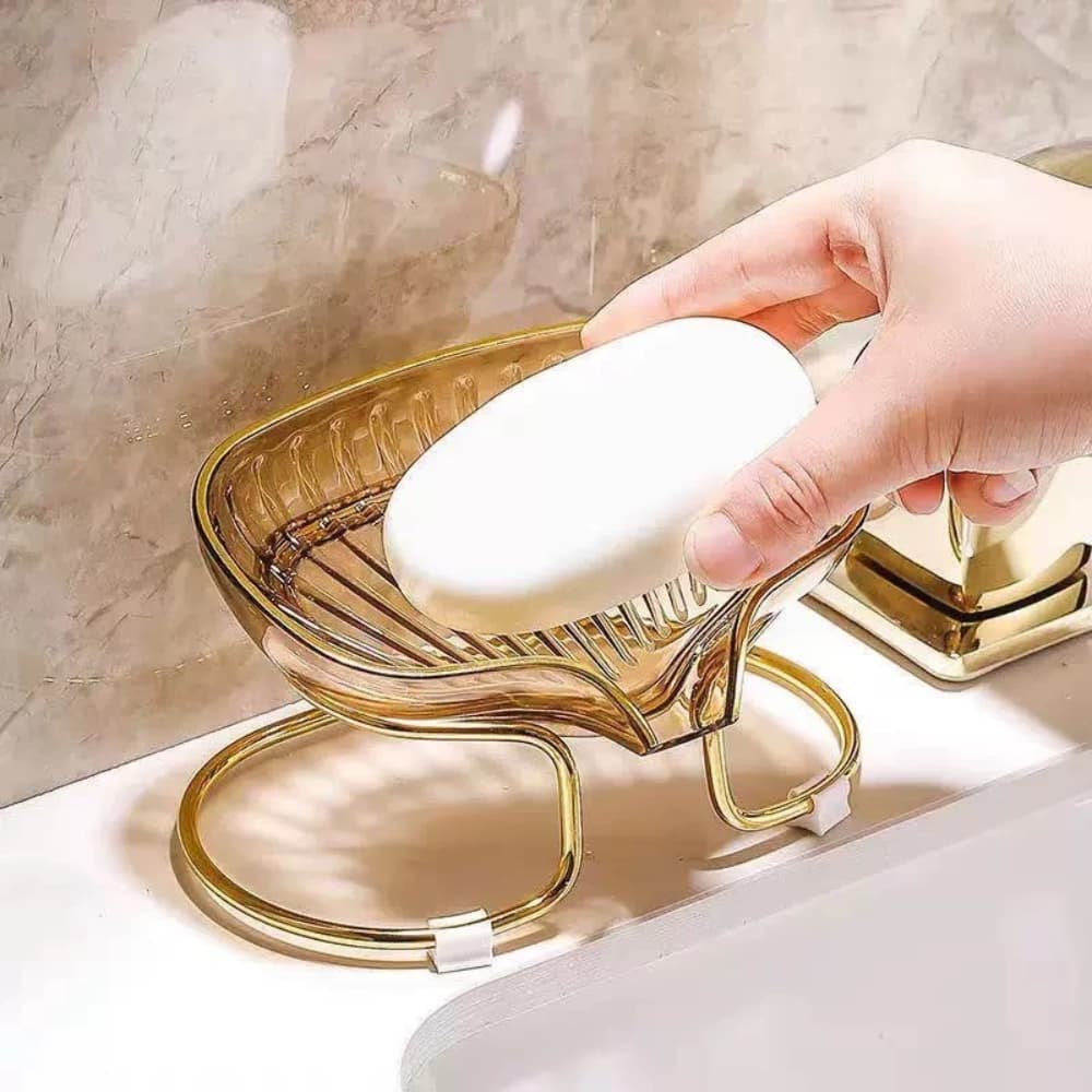 Porta sabonete para banheiro lavabo suporte de sabonete em barra anti respingo/Entrega Rápida