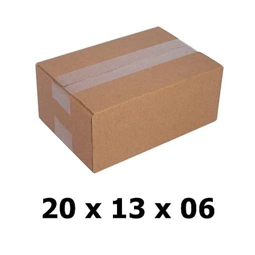 25 Caixas de Papelão 20x13x6 envio correio sedex e-comerce