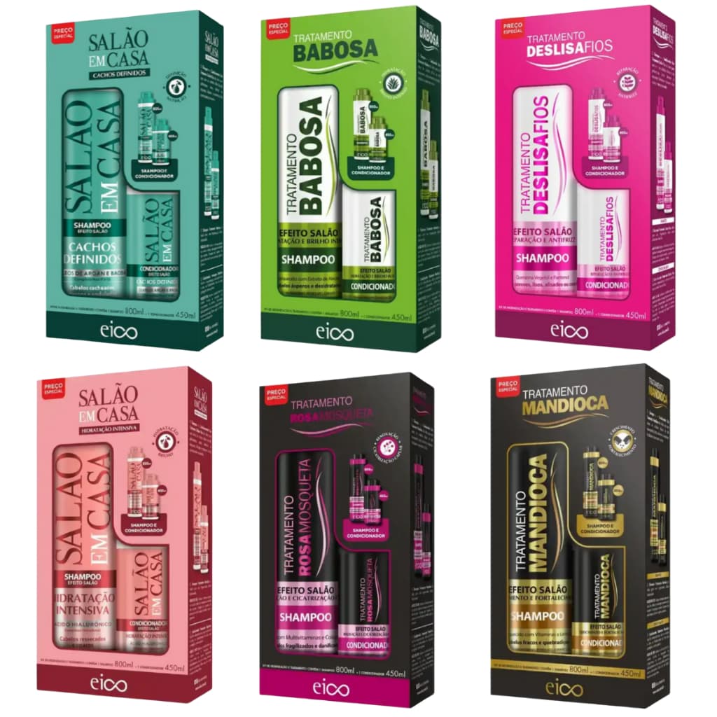 Kit Shampoo e Condicionador Eico - A escolher