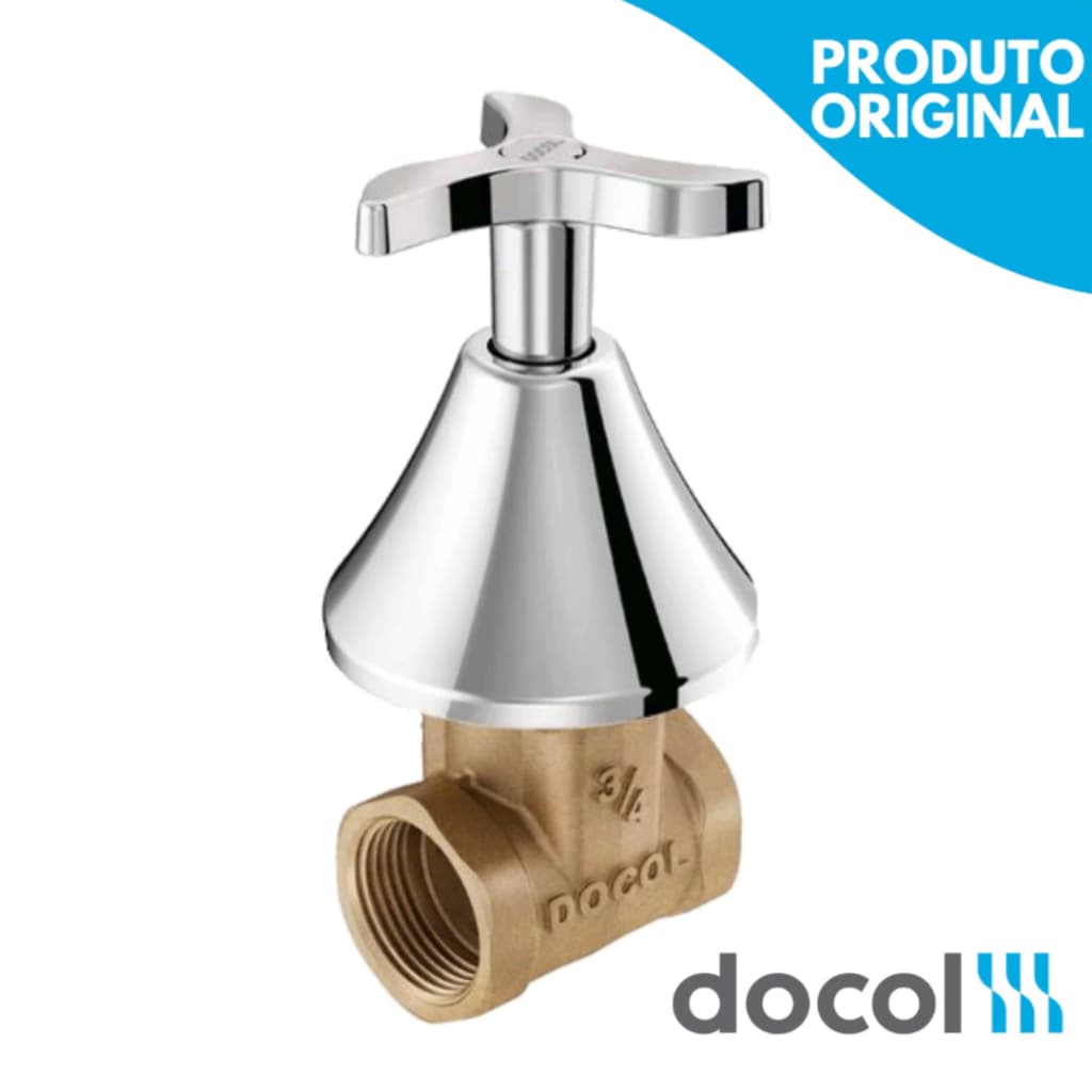 Kit Registro de Gaveta 3/4 com Acabamento Pertutti Docolbase – Docol