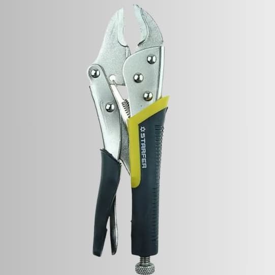 Alicate de Pressão Emborrachado Starfer 10 Polegadas (254mm) - Pegada Firme e Conforto no Manuseio 🔧