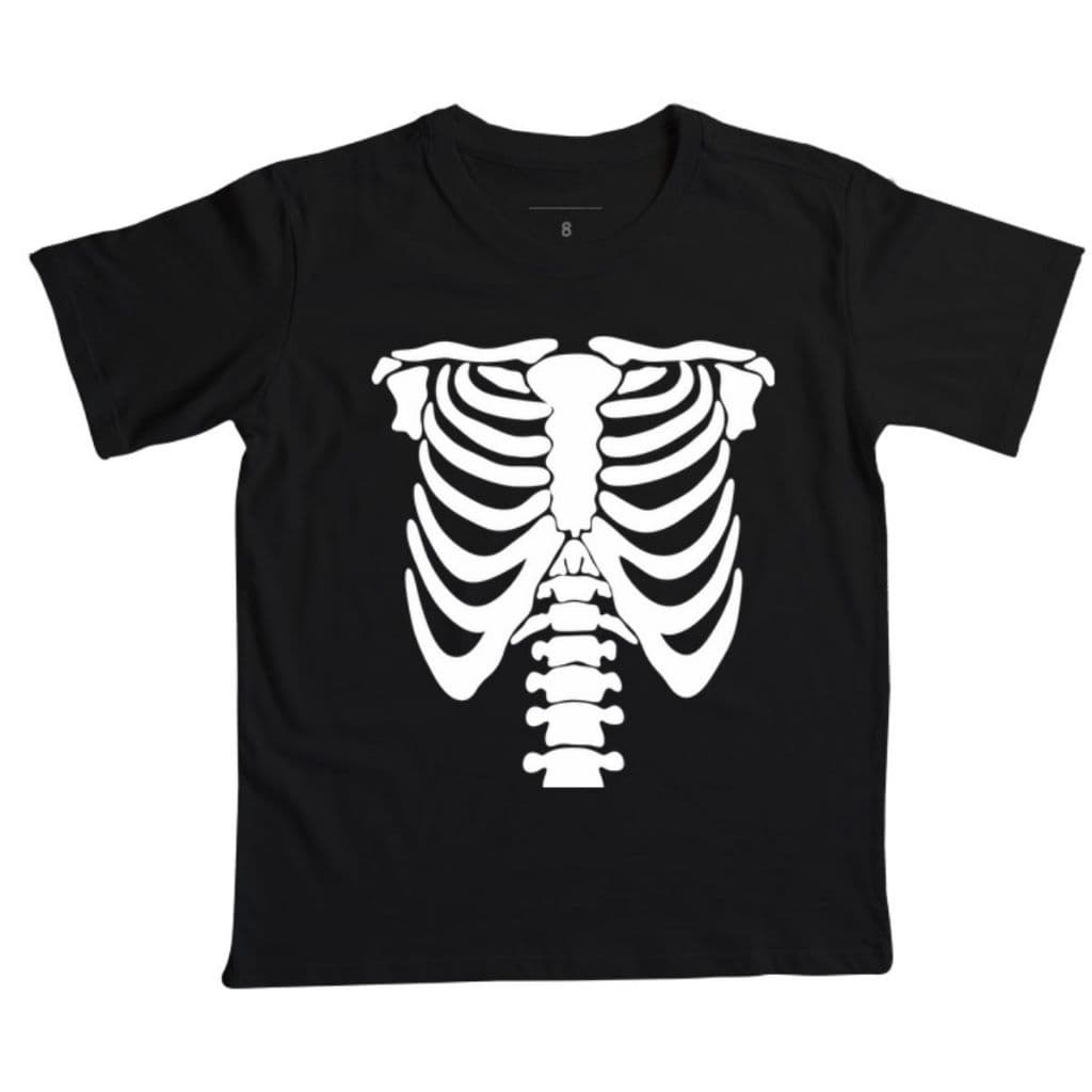 Camiseta Camisa halloween esqueleto feminino