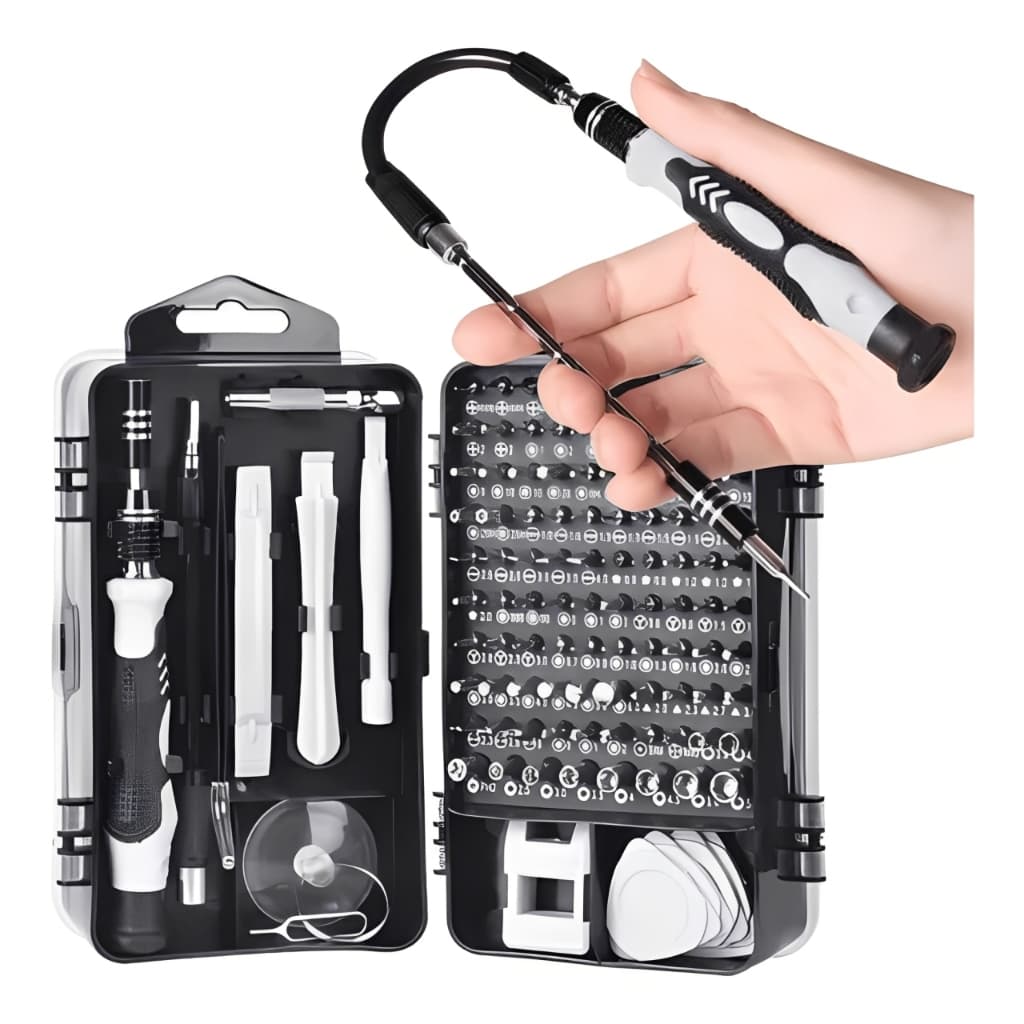 Kit Chaves Manutenção Uso Doméstico e Profissional Reparo 115 Em 1