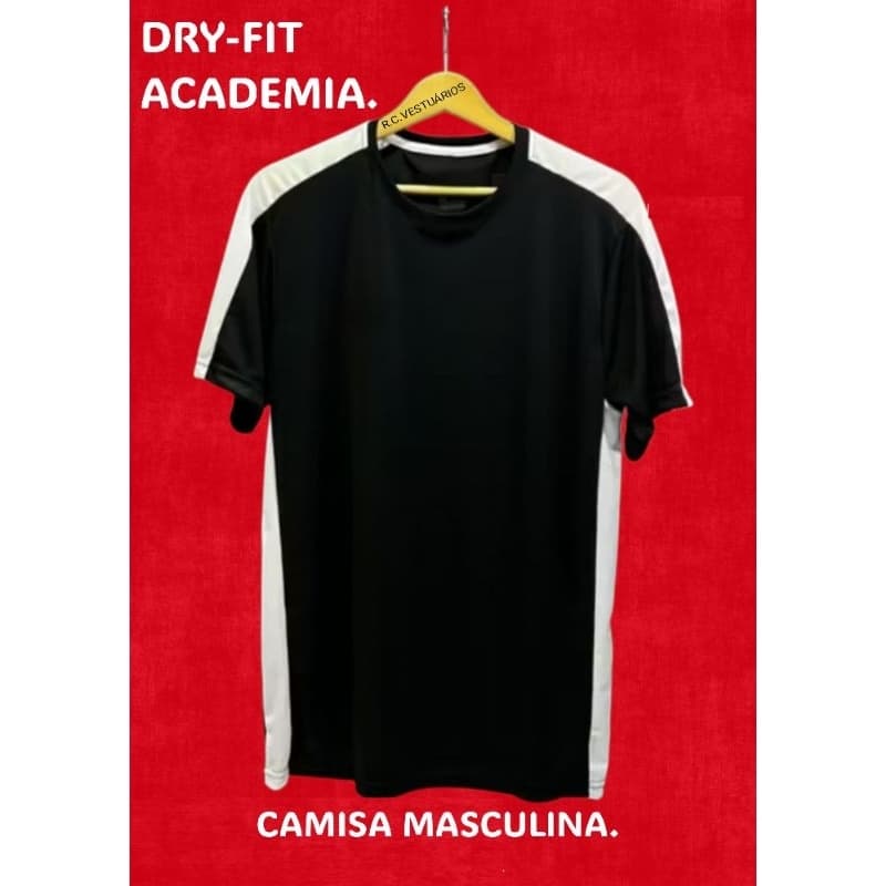 Camisa Masculina Mangá Curta > Dry-Fit Esportivo Adulto.