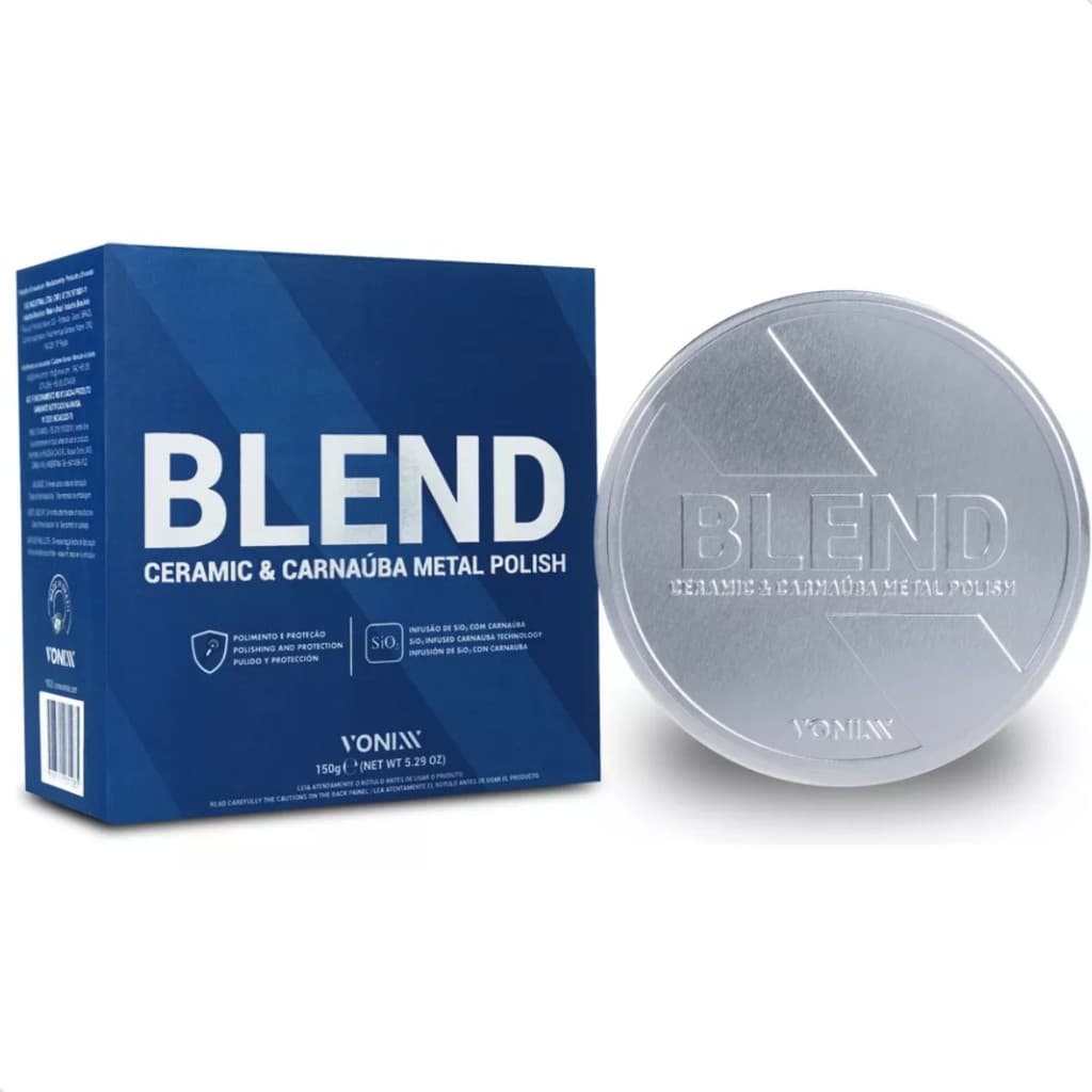 Blend Metal Polish Polidor De Metal Carnaúba Sílica 150G