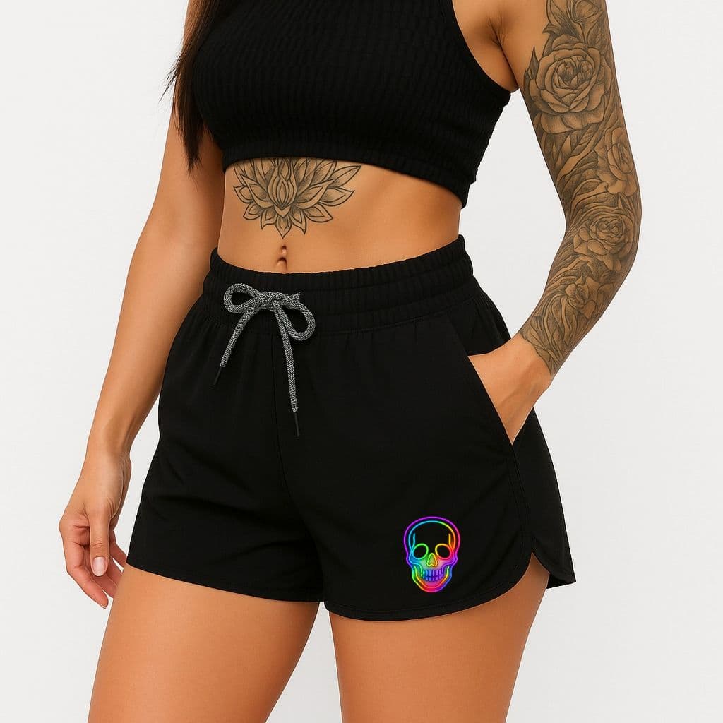 Shortinho Feminino Moda Praia Piscina Short Tactel Verão
