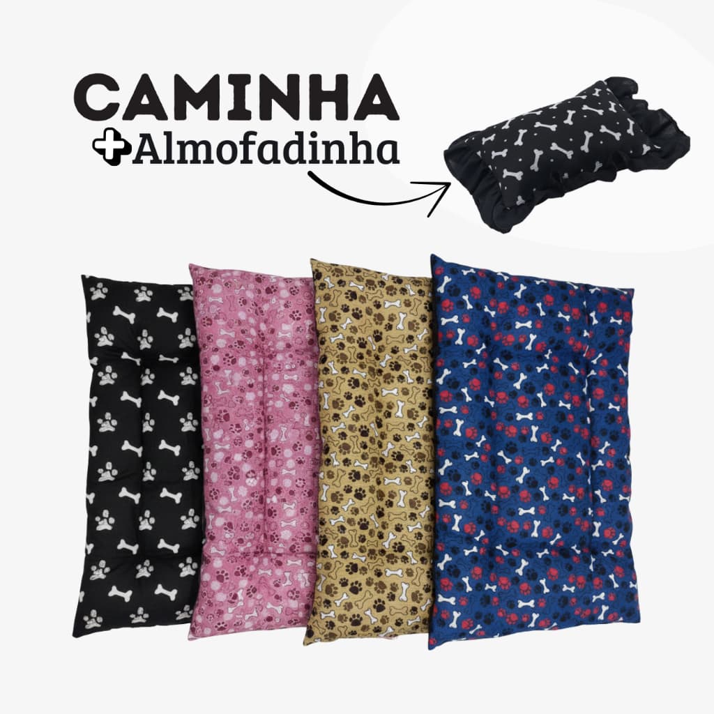 Caminha Colchão Com Almofadinha Pet Térmica E Confortável