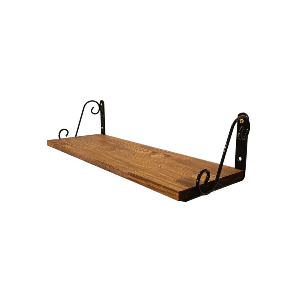 Prateleira 25x60 com Suporte Invertido Decorativo