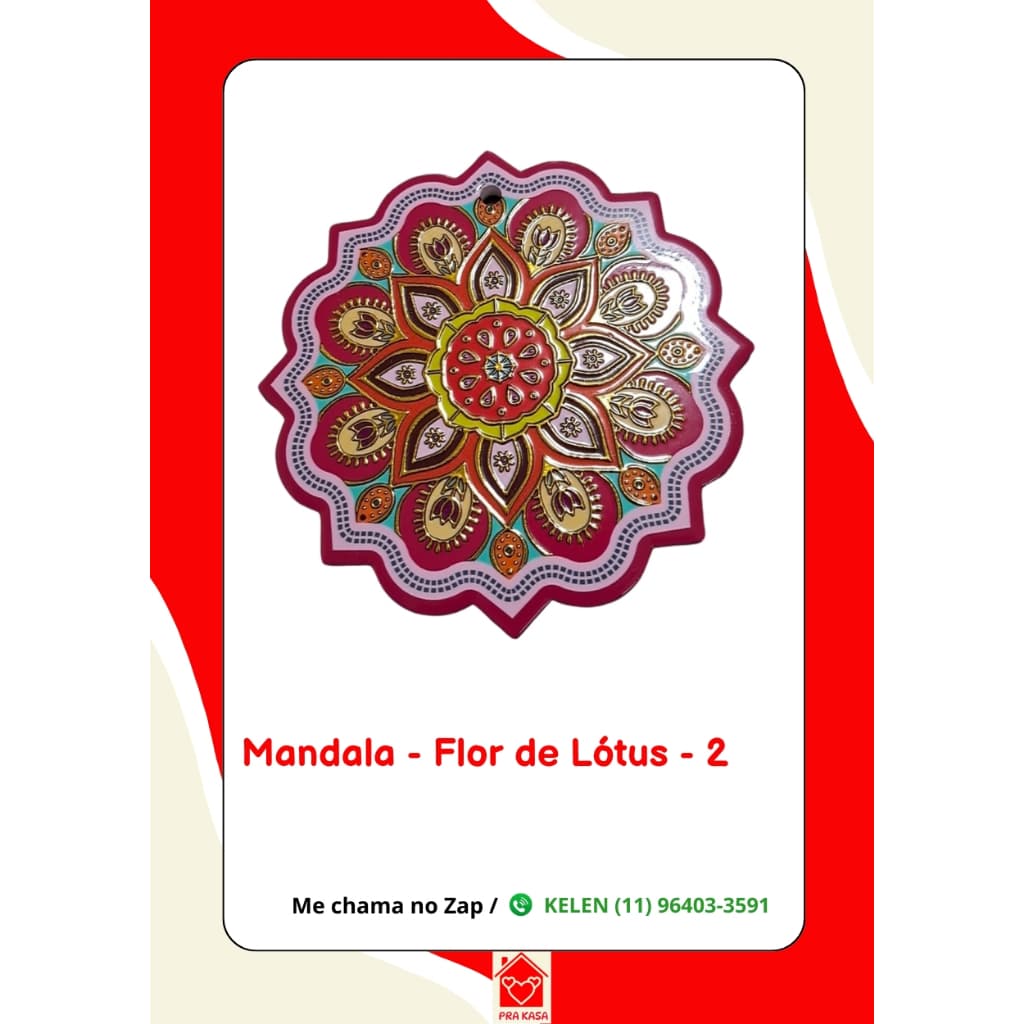 Mandala Decorativa de Porcelana