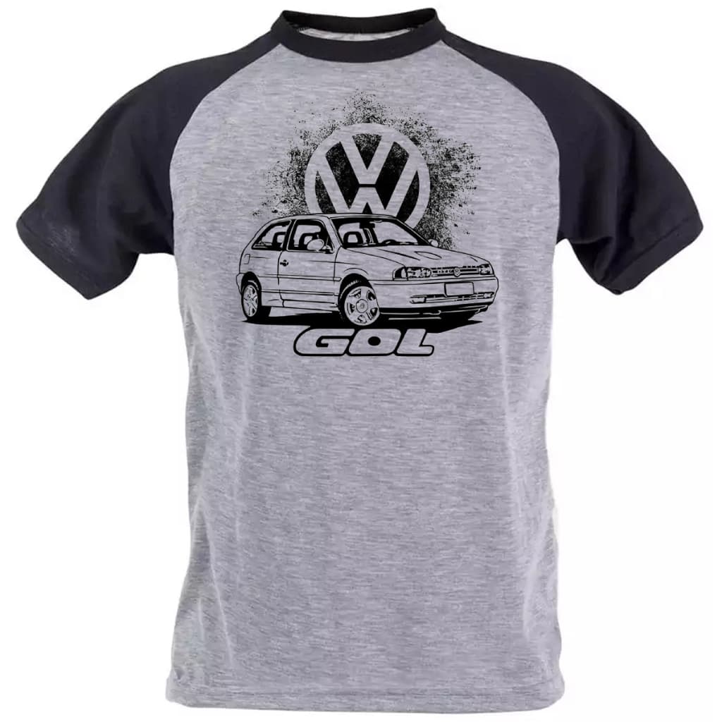 Camiseta gol wolks carro retro classico vintage camisa