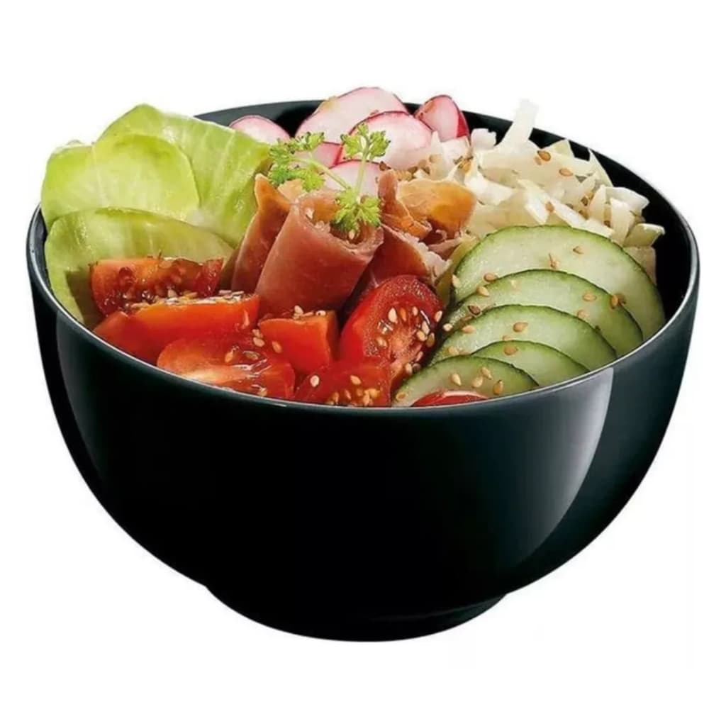 Tigela Grande Saladeira de Cerâmica 1,5 L Bowl para Açai Salada Sopas