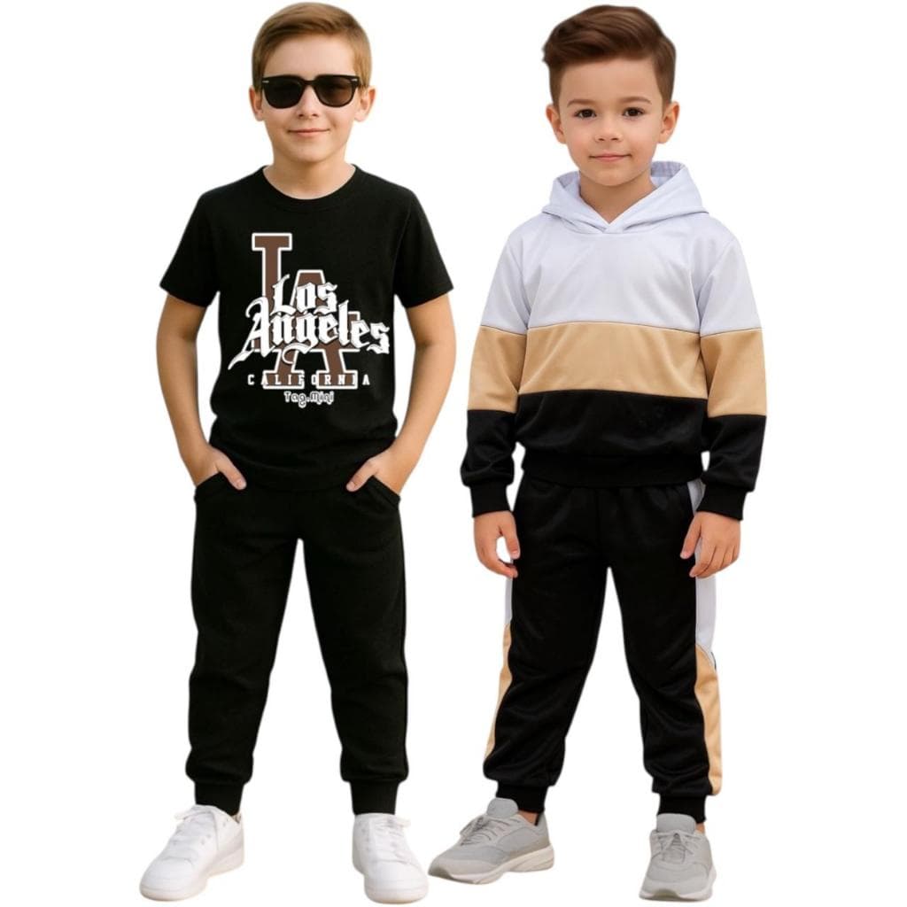 Kit 2 Conjuntos Infantil Masculino de frio
