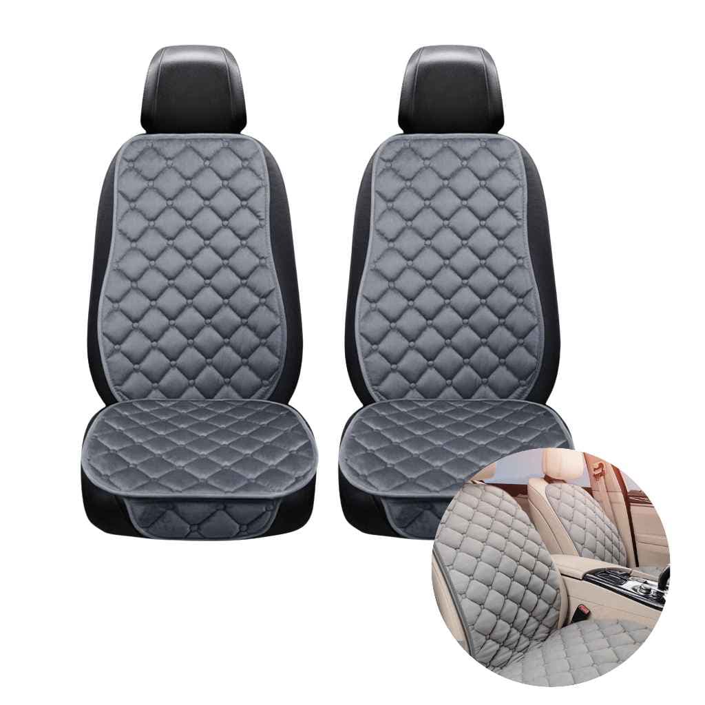 Kit 2 Capas Protetora De Banco para Carro Com Encosto Suede Design Sofisticado Confortável Elegante