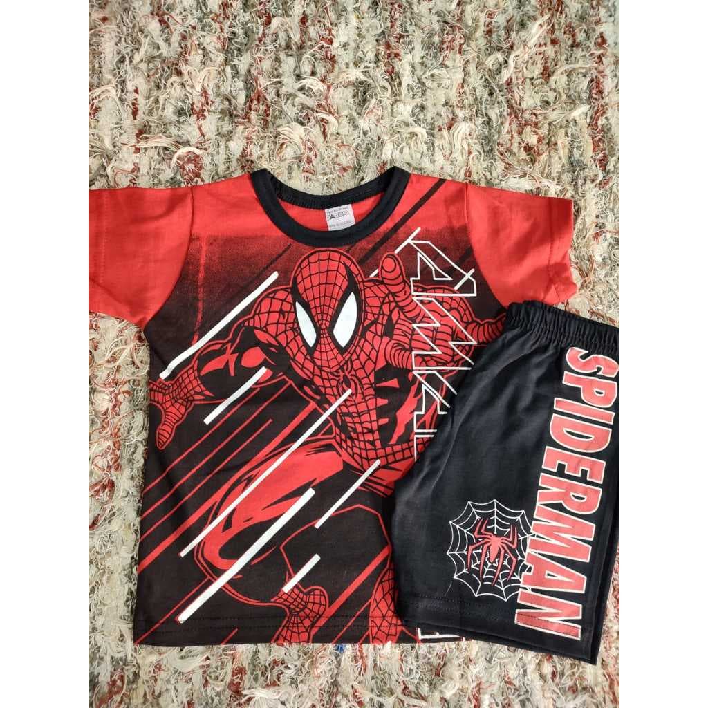 Conjunto Camisa e Bermuda Para Criança Festa Temático de Personagem
