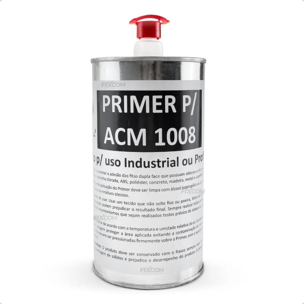 3 Un Primer Para Fita Dupla Face I9 Lata 500ml Promotor Aderência PVC Placa PS i9 Tinta
