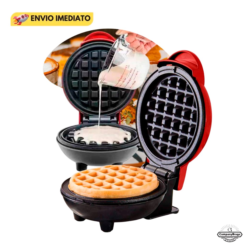 Sanduicheira Multiuso Portátil 5 em 1 Waffles Donuts crepe grill Fast Antiaderente 110v